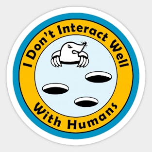 Human Interaction Sticker